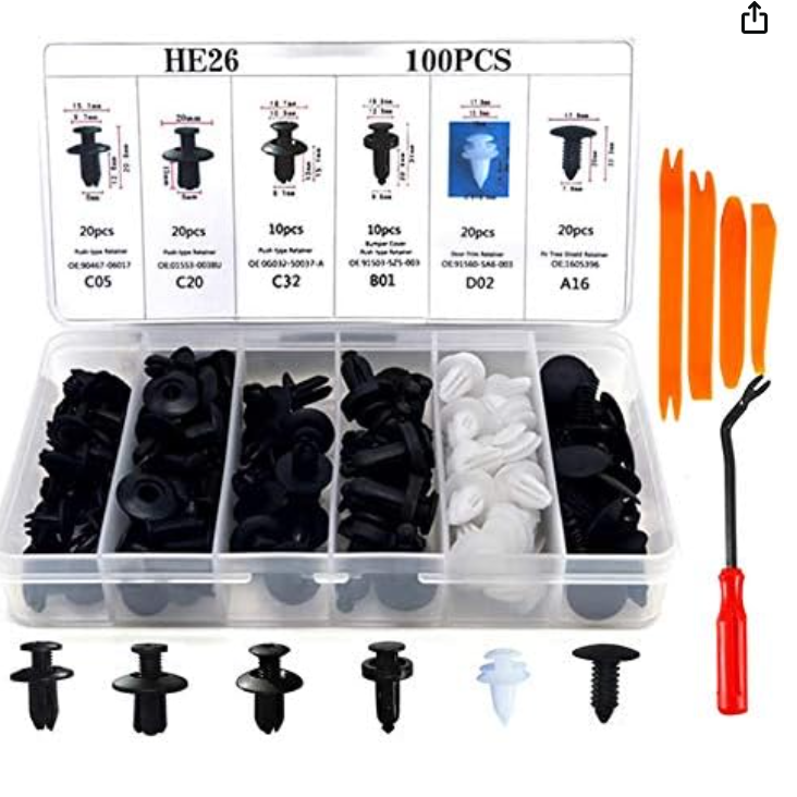 Pack de 100 Pièces Pour Voiture Malovax